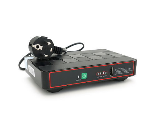 ДБЖ Green Wave ECO418Pro-18W для роутерів/комутаторів/PON/POE, 5/9/12/15/24V, (12000MAh), Black - зображення 2
