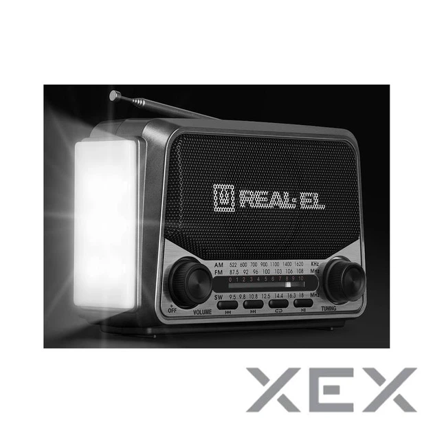 Радіоприймач REAL-EL X-525 Gray (EL121800004) - зображення 9