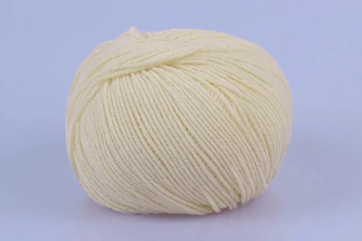 Упаковка YarnArt Jeans, Слоновая кость №3, 10шт – пряжа нити для вязания спицами и крючком (игрушки, одежда), 55% хлопок, 45% акрил, 50 г/160 м - изображение 3
