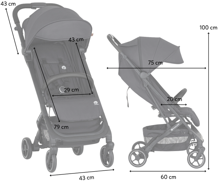 Прогулянкова коляска Petite&Mars Fly Perfect Black (8596202010029) - зображення 10