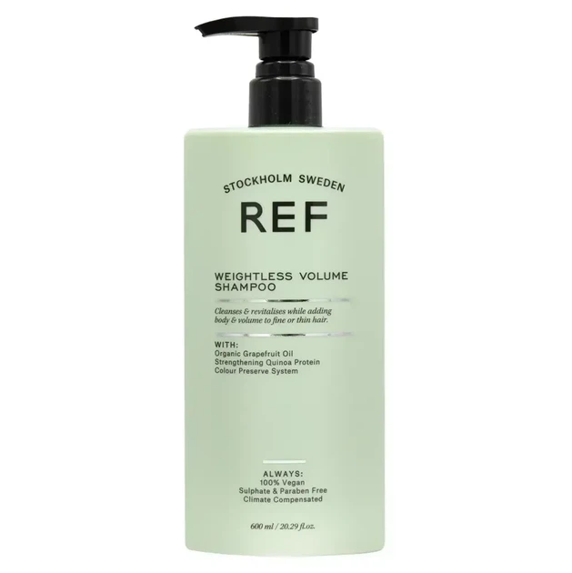 Шампунь для объема волос глубокое очищение REF Weightless Volume Shampoo 600 мл - Фото 1 Шампунь для объема волос глубокое очищение REF Weightless Volume Shampoo 600 мл - изображение 1