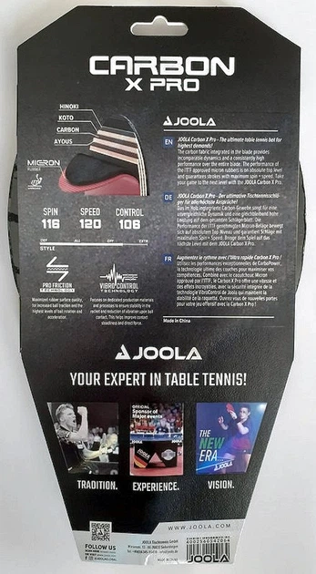 Ракетка для настільного тенісу Joola Carbon X Pro (54206) - зображення 2