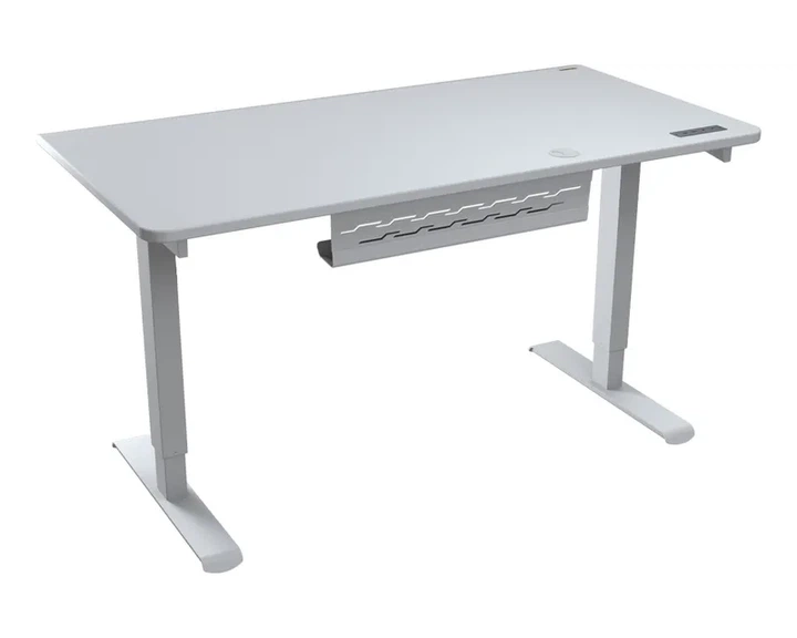 Cougar Royal 150 Elite Lite White электрический стол с регулировкой высоты 73–122 см, до 100 кг, белый, игровой - изображение 3