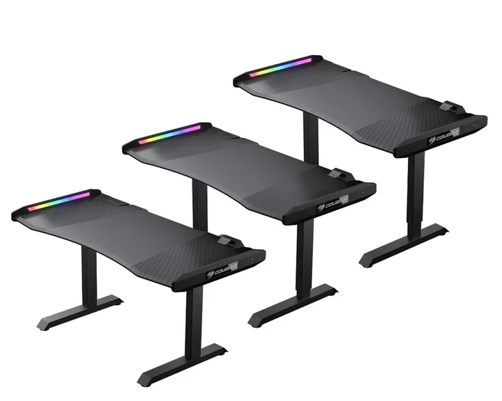 Стіл геймерський Cougar Mars Pro 150 з RGB-підсвіткою, USB Type-C та Audio-хабом - зображення 9