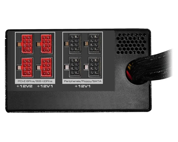Блок питания Cougar GX 1050 1050W (CGR GX-1050) 80 Plus Gold Modular с 140мм тихим вентилятором - изображение 4