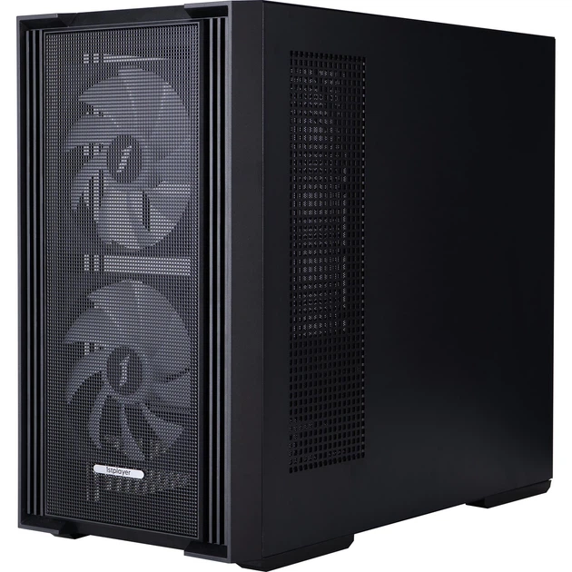 Корпус 1stPlayer AU6-BK-2FA7-14-2FA7R-1FA7 Black (AU6-BK-2FA7-14-2FA7R-1FA7) - изображение 4