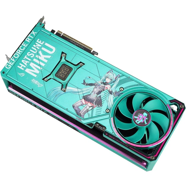 Видеокарта ASUS RTX 5080 16GB ROG Astral OС HATSUNE MIKU EDITION (ROG-ASTRAL-RTX5080-O16G-HATSUNE-MIKU-EDITION) (GDDR7, 256 bit, PCI-E v5.0 x16) - изображение 5