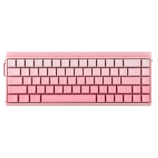 Клавиатура магнитная AULA HERO 68 HE Pink на Black Magnetic Switch - изображение 4