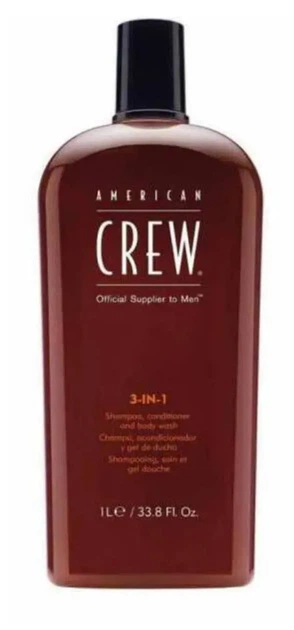 Засіб 3-в-1 American Crew для догляду за волоссям та тілом 1000 мл - Фото 1 Засіб 3-в-1 American Crew для догляду за волоссям та тілом 1000 мл - изображение 1