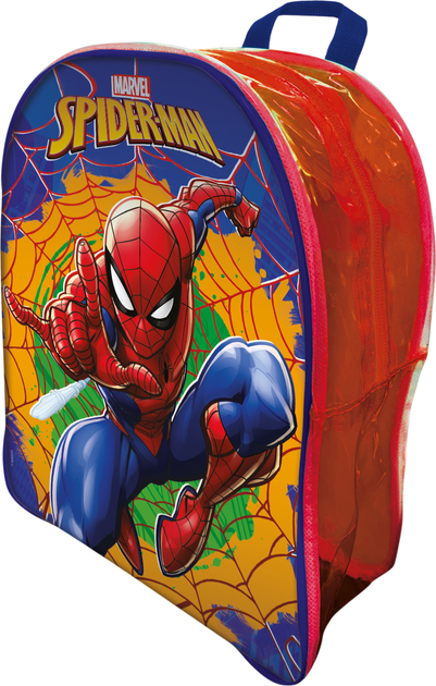 Plecak dziecięcy Lisciani Spider-Man z grą i kartami 25 x 11 x 31 cm (8008324110520) - obraz 2