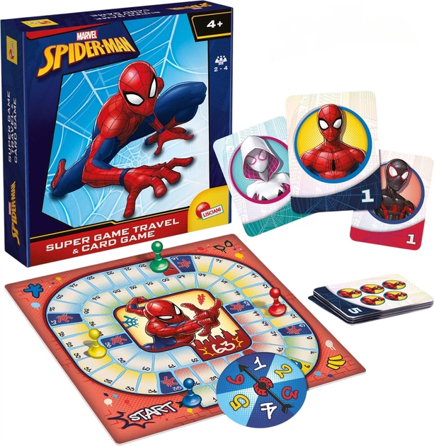 Plecak dziecięcy Lisciani Spider-Man z grą i kartami 25 x 11 x 31 cm (8008324110520) - obraz 3