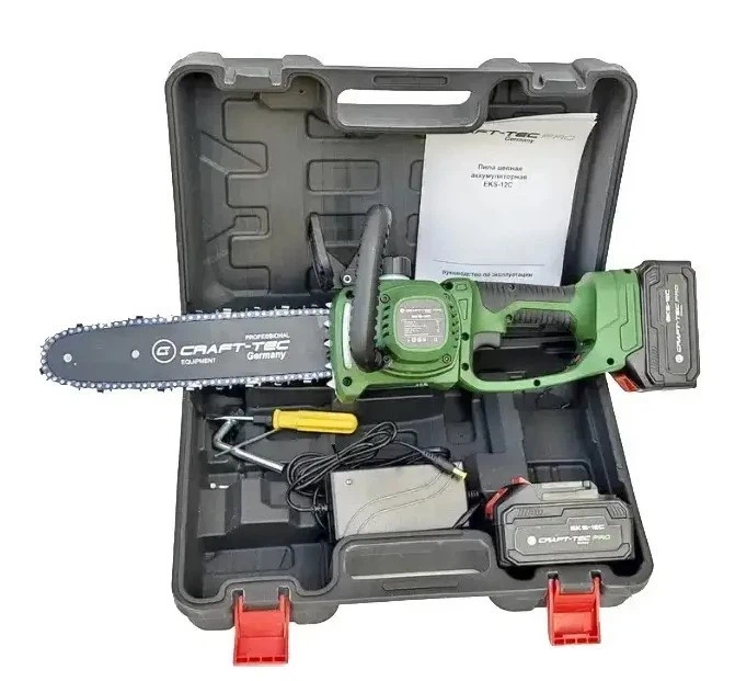 Аккумуляторная цепная пила Craft-tec EKS-12C. - изображение 8