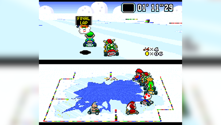 Игра Nintendo SNES Super Mario Kart Europe Английская Версия Только Картридж Б/У - изображение 6