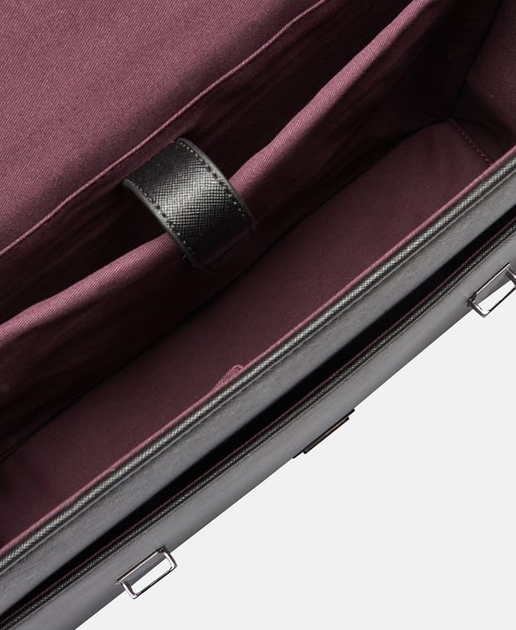 Чоловіча сумка портфель Ted Baker для ноутбука та документів чорна - Фото 7 Чоловіча сумка портфель Ted Baker для ноутбука та документів чорна - изображение 7