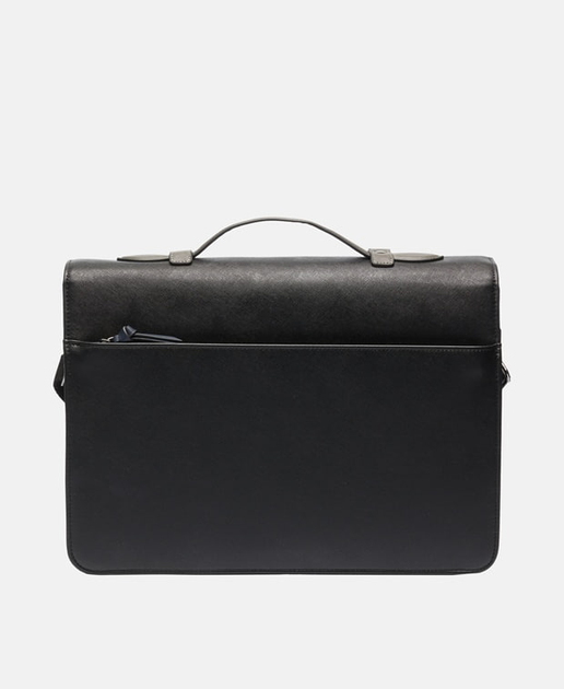 Чоловіча сумка портфель Ted Baker для ноутбука та документів чорна - Фото 8 Чоловіча сумка портфель Ted Baker для ноутбука та документів чорна - изображение 8