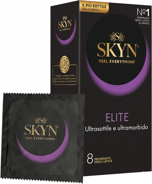 Презервативы SKYN Elite 8 шт ультратонкие безлатексные Скин - Фото 2 Презервативы SKYN Elite 8 шт ультратонкие безлатексные Скин - изображение 2