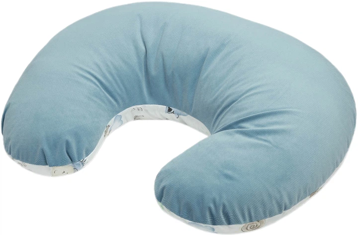 Подушка для годування Sensillo Velvet Spacer блакитна (5908310394978) - зображення 2