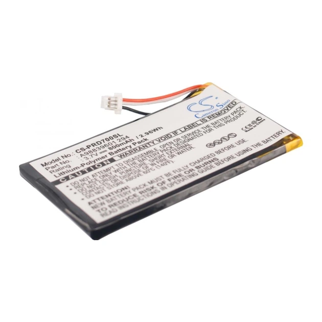 Акумулятор Cameron Sino CS-PRD700SL A98839601-294 для Sony PRS-700, 800 mAh - Фото 1 Акумулятор Cameron Sino CS-PRD700SL A98839601-294 для Sony PRS-700, 800 mAh - изображение 1