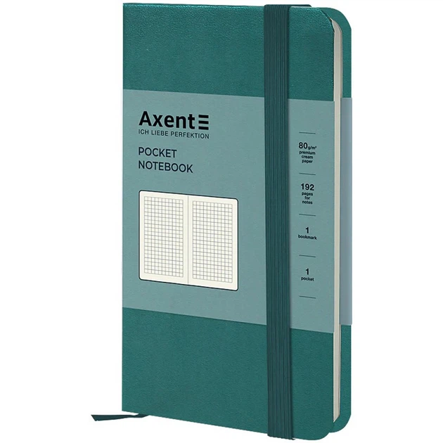 Книга записна Axent Partner 95х140 мм лазурна 8301-63-A - Фото 1 Книга записна Axent Partner 95х140 мм лазурна 8301-63-A - изображение 1