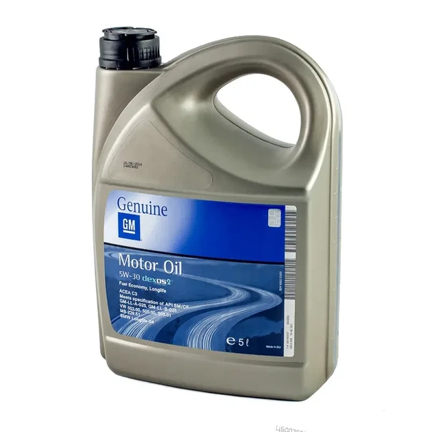 Олива моторна GM DEXOS 2 5W-30 5л. - зображення 2