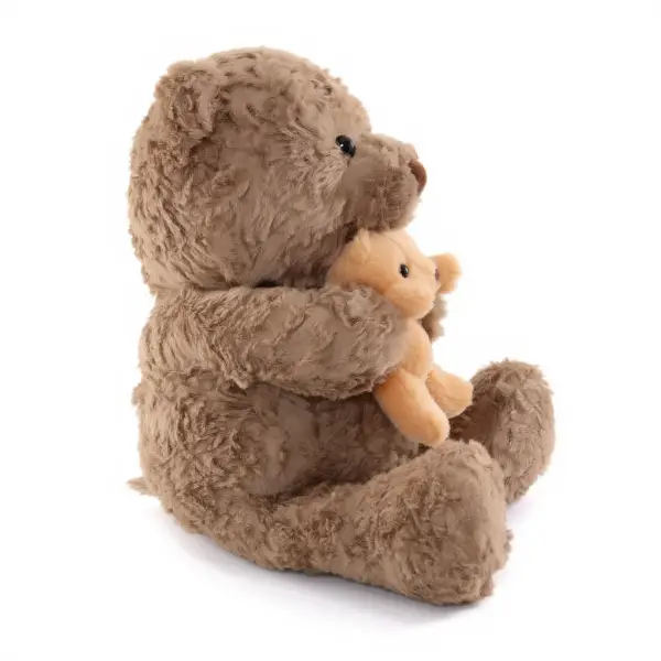 Іграшка-подушка Ведмідь з малям та пледом 110*140 см, коричневий(509-33BR)(WB) - Фото 2 Іграшка-подушка Ведмідь з малям та пледом 110*140 см, коричневий(509-33BR)(WB) - изображение 2