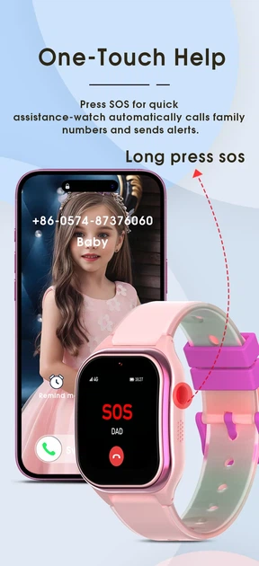 Дитячий смарт-годинник Wonlex CT26 Ultra Small компактний годинник-телефон з відеодзвінком GPS і SIM Blue (19145) - Фото 6 Дитячий смарт-годинник Wonlex CT26 Ultra Small компактний годинник-телефон з відеодзвінком GPS і SIM Blue (19145) - зображення 6