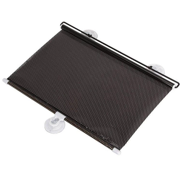Шторка на вікно від сонця SunShield 56×125 см, чорна, без свердління, на присосках (VS7000774) - изображение 6
