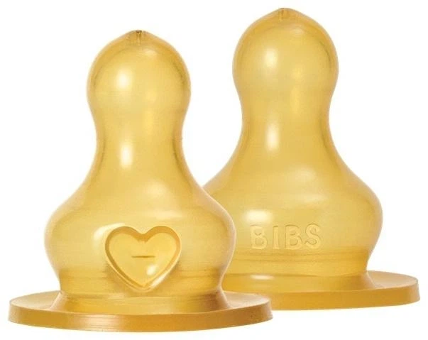 Сменные соски для бутылочки BIBS Bottle Niple 2 pack Latex Medium Flow (Середній потік) - Фото 2 Сменные соски для бутылочки BIBS Bottle Niple 2 pack Latex Medium Flow (Середній потік) - изображение 2