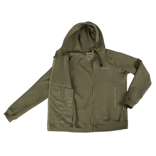 Спортивна Camotec кофта FitPro Zip ShapeKnit Олива (9608), L - изображение 10