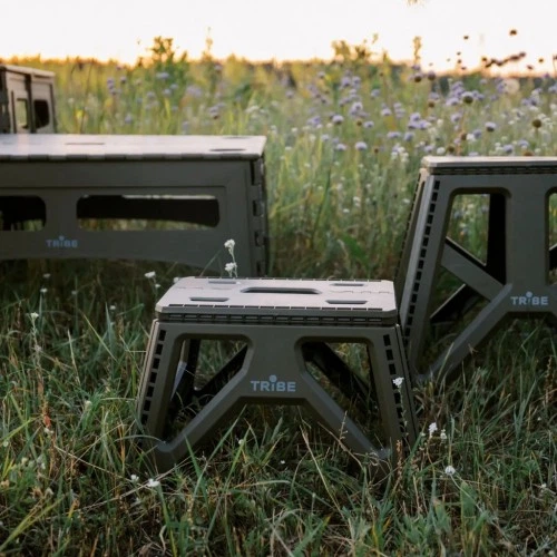 Стілець складаний Tribe Camp Chair Low пластиковий Olive (T-EF-0001-olive) Tribe T-EF-0001-olive 1004066 - зображення 12