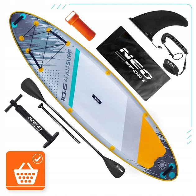 Надувна SUP дошка (Сапборд) Neo-Sport 170205 Aquasurf 320 х 84 х 15 см - изображение 4