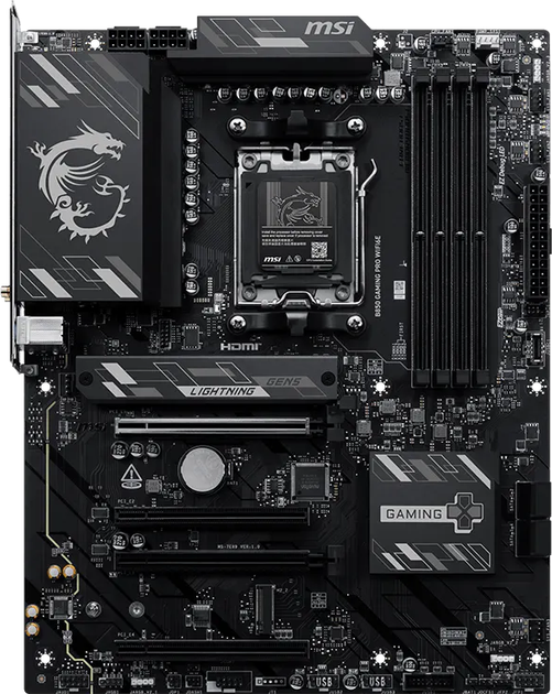 Płyta główna MSI PRO B850 WIFI6E (sAM5, AMD B850, PCI-Ex16) - obraz 2