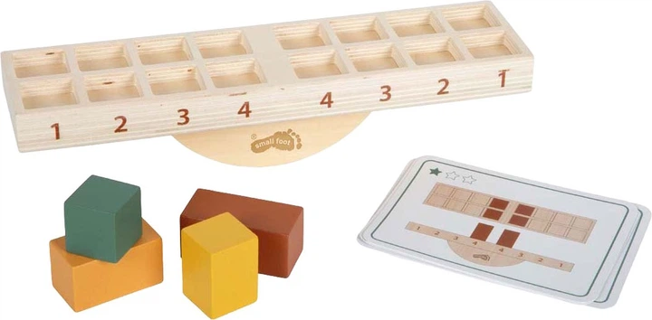 Gra równowagi Small Foot Cylindry Montessori (4020972127457) - obraz 4