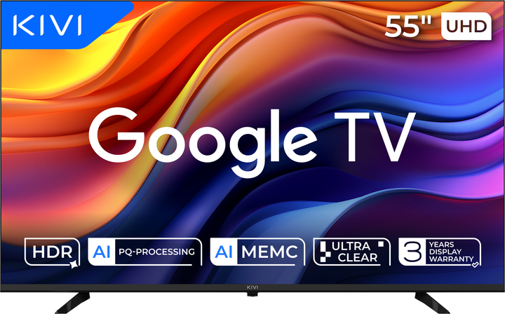 Телевизор Kivi 55'' 55U800KB - Фото 2 Телевизор Kivi 55'' 55U800KB - изображение 2