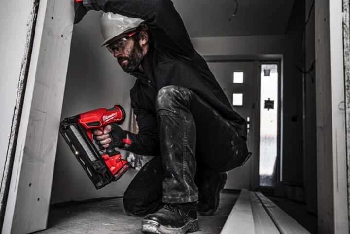 Пістолет цвяхів акумуляторний безщітковий MILWAUKEE M18 FN16GA-202X (32-64мм)(ЗУ+2Х2Ач) - Фото 7 Пістолет цвяхів акумуляторний безщітковий MILWAUKEE M18 FN16GA-202X (32-64мм)(ЗУ+2Х2Ач) - изображение 7