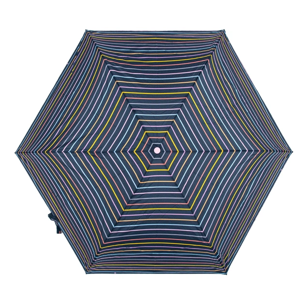Парасолька жіноча Fulton L553-041253 Superslim-2 Rainbow Pinstripes Різнокольорові смуги (L553-041253) - зображення 4