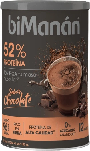 Дієтична добавка Bimanan Batido de Proteina Шоколад 360 г (3175681300934) - Фото 1 Дієтична добавка Bimanan Batido de Proteina Шоколад 360 г (3175681300934) - зображення 1
