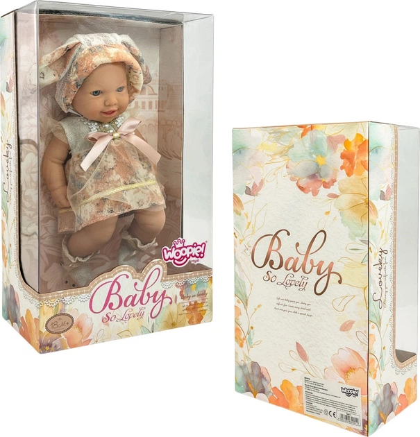 Лялька Woopie Little Vintage 24 см у сукні та шапочці зайчика (5906280656911) - зображення 6