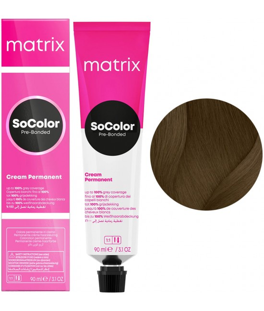 Стойкая крем-краска Matrix Socolor beauty 6N Темный блондин натуральный 90 мл - Фото 3 Стойкая крем-краска Matrix Socolor beauty 6N Темный блондин натуральный 90 мл - изображение 3