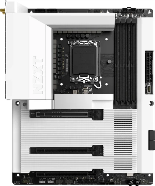 Материнська плата NZXT N7 Z890 (s1851, Intel Z890, PCI-Ex16) White (5056547206202) - Фото 1 Материнська плата NZXT N7 Z890 (s1851, Intel Z890, PCI-Ex16) White (5056547206202) - зображення 1