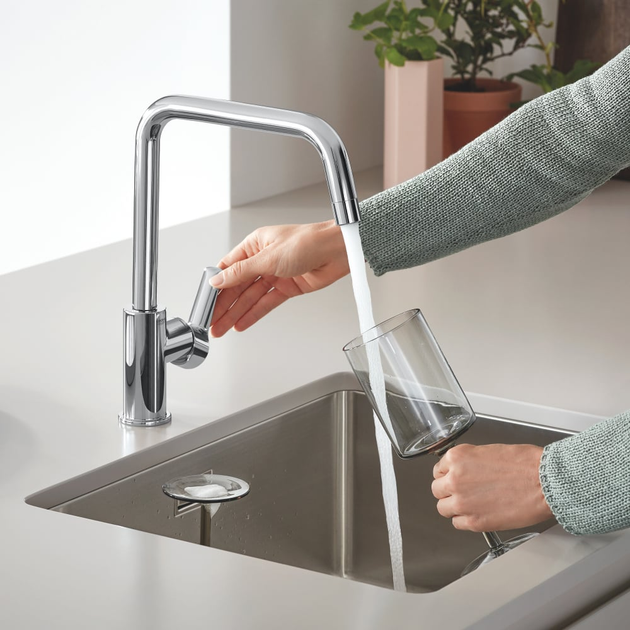 Cмеситель для кухни однорычажный GROHE QuickFix Start хром латунь 30470000 - изображение 3