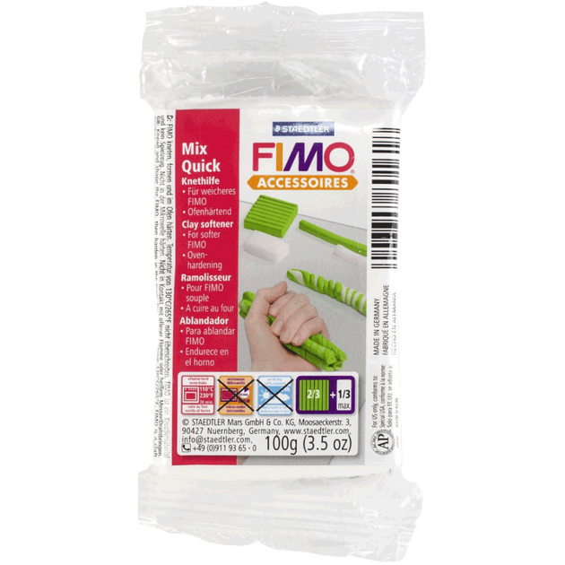 Смягчитель для полимерной глины, mix quick, 100 гр, Fimo - изображение 2
