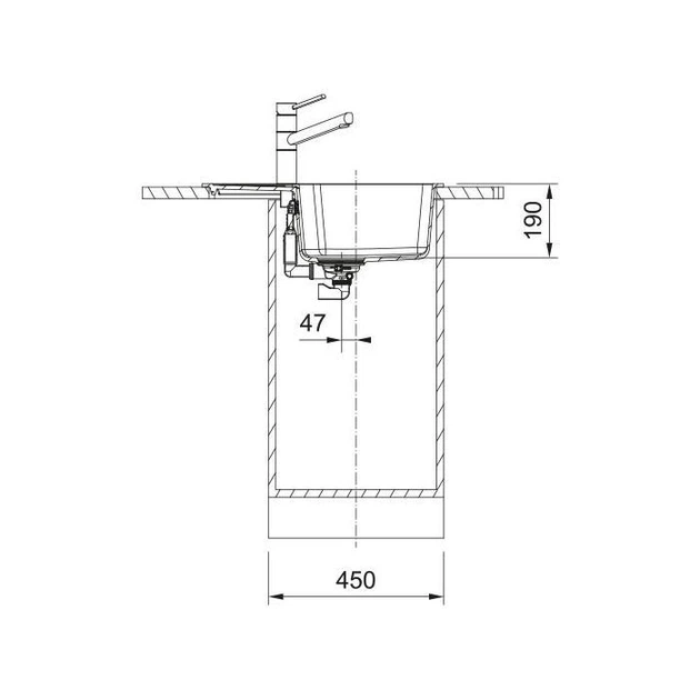 Мийка кухонна Franke City 620х500х190мм (114.0701.824) - зображення 3
