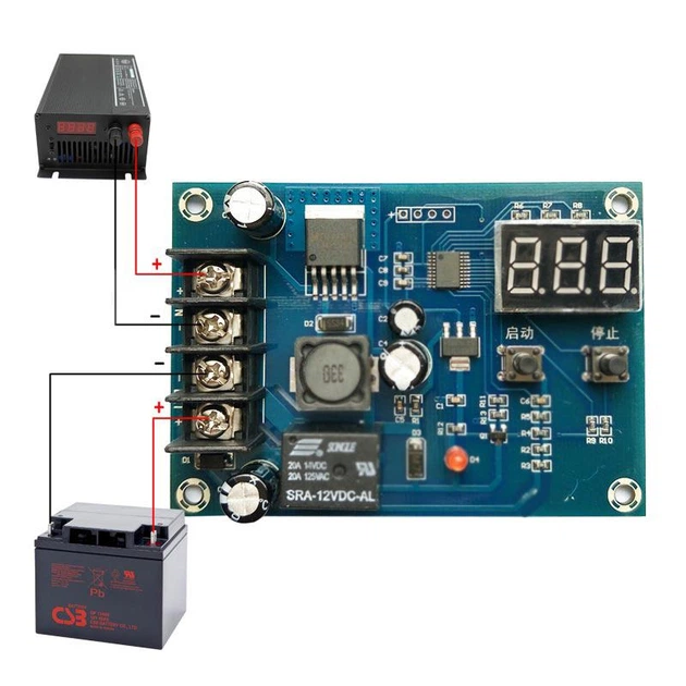 Контроллер заряда аккумуляторной батареи XH-M603 12-24V - изображение 2
