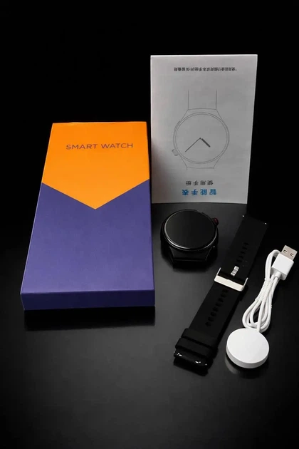 Смарт-часы Smart Watch с круглым дисплеем, Bluetooth, пульсометр, фитнес-трекер, Android/iOS - Фото 3 Смарт-часы Smart Watch с круглым дисплеем, Bluetooth, пульсометр, фитнес-трекер, Android/iOS - изображение 3