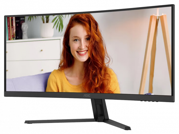 Монітор 34" aoc cu34b3e Black - зображення 8