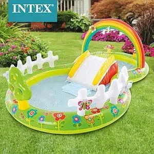 Детский надувной игровой центр Intex 57154 Мой сад 290х180х104 см VEN-1026 - Фото 3 Детский надувной игровой центр Intex 57154 Мой сад 290х180х104 см VEN-1026 - изображение 3