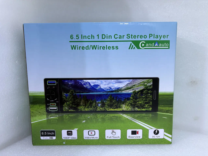 Магнитола универсальная 6.5'' 1DIN 6503W- WINDOWS Carplay Android Auto - изображение 8