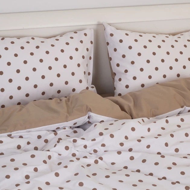 Комплект постільної білизни ТЕП "Happy Sleep" Chocolate Dots, двоспальна - изображение 4