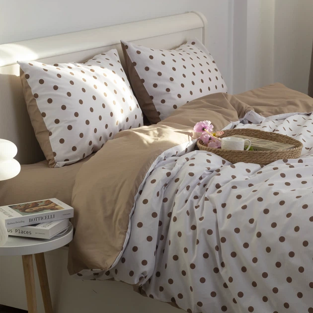 Комплект постільної білизни ТЕП "Happy Sleep" Chocolate Dots, двоспальна - изображение 6